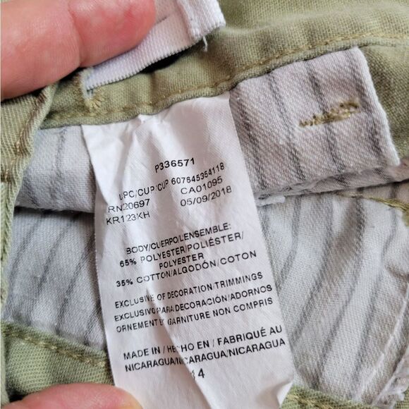 Dickies flat front khaki uniform shorts 14 - Picture 3 of 4